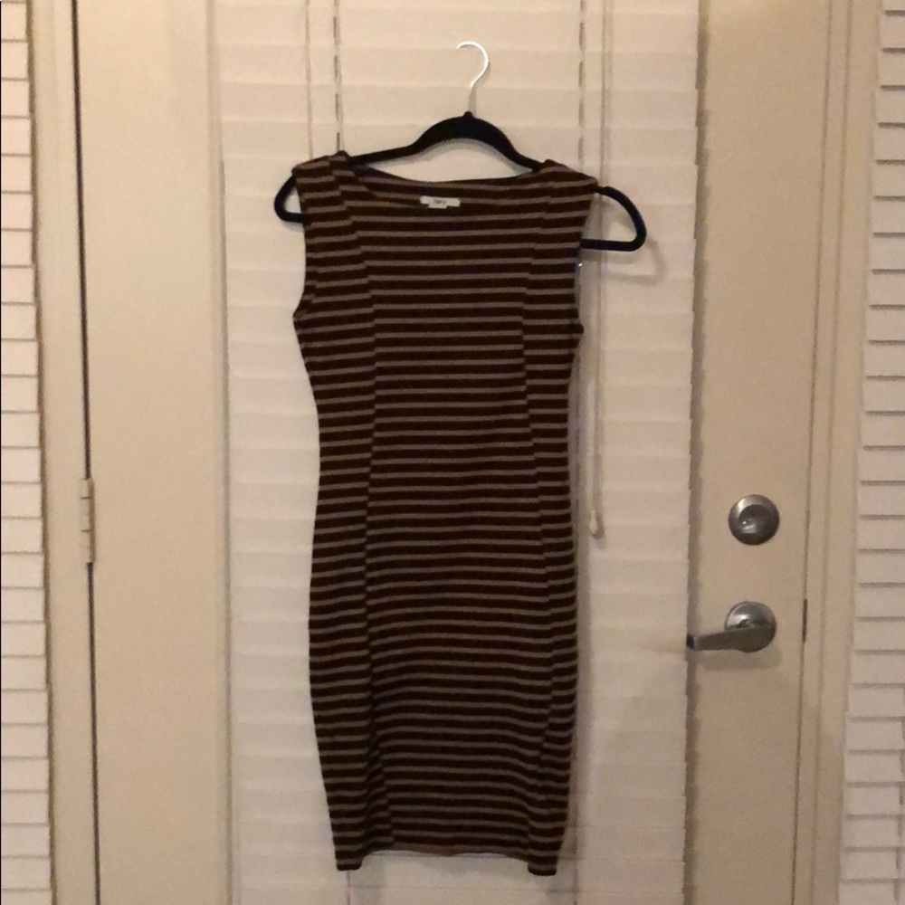 BAR III stripper black dress.